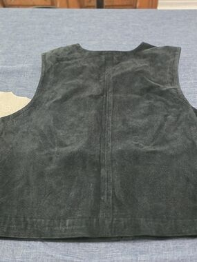 Black Suede Vest